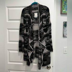 Lucky Brand black and grey cardigan